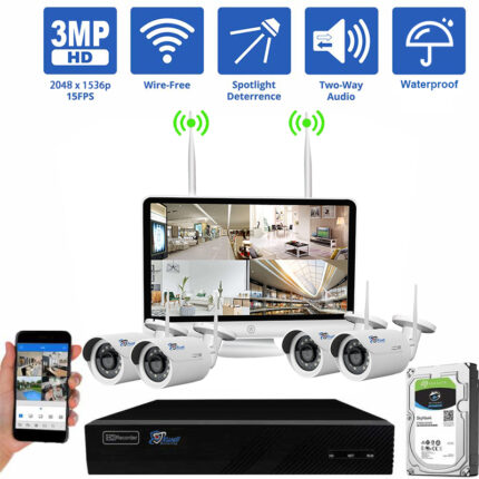 04 cameras kit for residential C